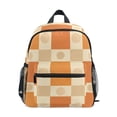 thumbnail image 1 of FORMRS School Backpack with Front Zippered Pocket 12" Student Travel Daypack, Geometric Pattern, 1 of 6