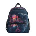 thumbnail image 1 of FORMRS Kids School Backpack with Front Zippered Pocket 12" Student Travel Daypack, Glowing Jellyfish, 1 of 6