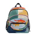 thumbnail image 1 of FORMRS School Backpack with Front Zippered Pocket 12" Student Travel Daypack, Goldfish Bowl, 1 of 6