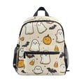thumbnail image 1 of FORMRS School Backpack with Front Zippered Pocket 12" Student Travel Daypack, Halloween Cute Ghosts, 1 of 6