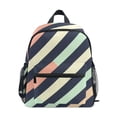 thumbnail image 1 of FORMRS School Backpack with Front Zippered Pocket 12" Student Travel Daypack, Isometric Green, 1 of 6