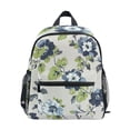 thumbnail image 1 of FORMRS School Backpack with Front Zippered Pocket 12" Student Travel Daypack, Light Floral Pattern, 1 of 6