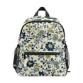 thumbnail image 1 of FORMRS Kids School Backpack with Front Zippered Pocket 12" Student Travel Daypack, Light Floral, 1 of 6