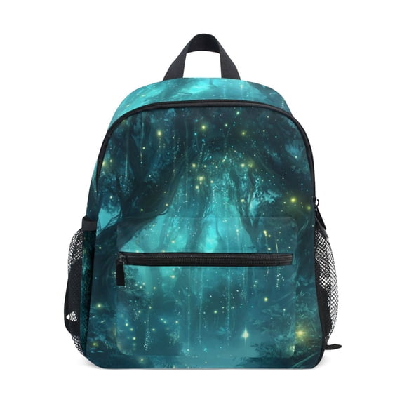 FORMRS School Backpack with Front Zippered Pocket 12" Student Travel Daypack, Magical Forest