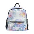 thumbnail image 1 of FORMRS School Backpack with Front Zippered Pocket 12" Student Travel Daypack, Pastel Flower Pattern, 1 of 6