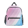 thumbnail image 1 of FORMRS School Backpack with Front Zippered Pocket 12" Student Travel Daypack, Pink Gradient, 1 of 6