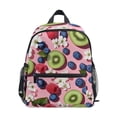 thumbnail image 1 of FORMRS Kids School Backpack with Front Zippered Pocket 12" Student Travel Daypack, Pink Kiwi, 1 of 6