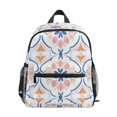 thumbnail image 1 of FORMRS School Backpack with Front Zippered Pocket 12" Student Travel Daypack, Pink Mosaic Pattern, 1 of 6