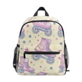 thumbnail image 1 of FORMRS Kids School Backpack with Front Zippered Pocket 12" Student Travel Daypack, Roller Disco, 1 of 6