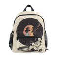 thumbnail image 1 of FORMRS Kids School Backpack with Front Zippered Pocket 12" Student Travel Daypack, Space Record, 1 of 6