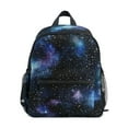 thumbnail image 1 of FORMRS School Backpack with Front Zippered Pocket 12" Student Travel Daypack, Watercolor Galaxy, 1 of 6