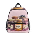 thumbnail image 1 of FORMRS School Backpack with Front Zippered Pocket 12" Student Travel Daypack, Watercolor Jam, 1 of 6