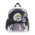 thumbnail image 1 of FORMRS School Backpack with Front Zippered Pocket 12" Student Travel Daypack, White Skeleton, 1 of 6