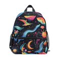 thumbnail image 1 of FORMRS School Backpack with Front Zippered Pocket 12" Student Travel Daypack, Zodiac Stars, 1 of 6