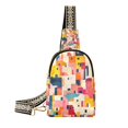 thumbnail image 1 of FORMRS Womens Crossbody Sling Bag Travel Daypack Shoulder Chest Backpack, Art Geometric, 1 of 7