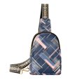 thumbnail image 1 of FORMRS Womens Crossbody Sling Bag Travel Daypack Shoulder Chest Backpack, Black Stripes, 1 of 7