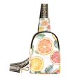 thumbnail image 1 of FORMRS Womens Crossbody Sling Bag Travel Daypack Shoulder Chest Backpack, Candy Grapefruit Slices, 1 of 7