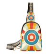 thumbnail image 1 of FORMRS Womens Crossbody Sling Bag Travel Daypack Shoulder Chest Backpack, Colorful Circles, 1 of 7