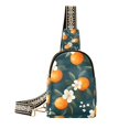 thumbnail image 1 of FORMRS Womens Crossbody Sling Bag Travel Daypack Shoulder Chest Backpack, Floral Oranges, 1 of 7