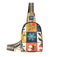 thumbnail image 1 of FORMRS Womens Crossbody Sling Bag Travel Daypack Shoulder Chest Backpack, Floral Patterns, 1 of 7