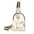 thumbnail image 1 of FORMRS Womens Crossbody Sling Bag Travel Daypack Shoulder Chest Backpack, Floral Rabbit, 1 of 7