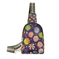 thumbnail image 1 of FORMRS Womens Crossbody Sling Bag Travel Daypack Shoulder Chest Backpack, Galactic Candy, 1 of 7