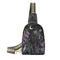 thumbnail image 1 of FORMRS Womens Crossbody Sling Bag Travel Daypack Shoulder Chest Backpack, Gothic Floral Print, 1 of 7