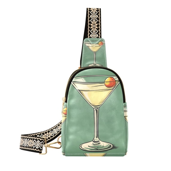 FORMRS Womens Crossbody Sling Bag Travel Daypack Shoulder Chest Backpack, Lemon Glass