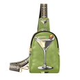 thumbnail image 1 of FORMRS Womens Crossbody Sling Bag Travel Daypack Shoulder Chest Backpack, Light Black Martini, 1 of 7