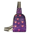 thumbnail image 1 of FORMRS Womens Crossbody Sling Bag Travel Daypack Shoulder Chest Backpack, Love in The Clouds, 1 of 7