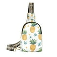 thumbnail image 1 of FORMRS Womens Crossbody Sling Bag Travel Daypack Shoulder Chest Backpack, Pineapple, 1 of 7