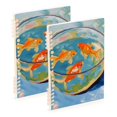 thumbnail image 1 of FORMRS 1-Subject Spiral Notebook 8" x 5" College Ruled 60 Refillable Sheet, Art Goldfish, 1 of 7