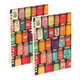 thumbnail image 1 of FORMRS 1-Subject Spiral Notebook 8" x 5" College Ruled 60 Refillable Sheet A5 Hard Cover, Beige Jar, 1 of 7