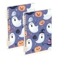 thumbnail image 1 of FORMRS 1-Subject Spiral Notebook 8" x 5" College Ruled 60 Refillable Sheet, Blue Cute Halloween, 1 of 7