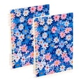 thumbnail image 1 of FORMRS 1-Subject Spiral Notebook 8" x 5" College Ruled 60 Refillable Sheet A5 Hard Cover, Blue Daisy, 1 of 7