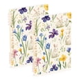 thumbnail image 1 of FORMRS 1-Subject Spiral Notebook 8" x 5" College Ruled 60 Refillable Sheet A5 Hard Cover, Blue Floral Rabbit, 1 of 7