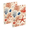 thumbnail image 1 of FORMRS 1-Subject Spiral Notebook 8" x 5" College Ruled 60 Refillable Sheet A5 Hard Cover, Blue Starfish, 1 of 7