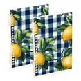 thumbnail image 1 of FORMRS 1-Subject Spiral Notebook 8" x 5" College Ruled 60 Refillable Sheet A5 Hard Cover, Cartoon Beige Lemon, 1 of 7