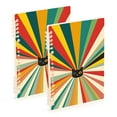thumbnail image 1 of FORMRS 1-Subject Spiral Notebook 8" x 5" College Ruled 60 Refillable Sheet A5 Hard Cover, Colorful Cat, 1 of 7