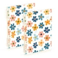 thumbnail image 1 of FORMRS 1-Subject Spiral Notebook 8" x 5" College Ruled 60 Refillable Sheet A5 Hard Cover, Colorful Flowers, 1 of 7