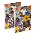 thumbnail image 1 of FORMRS 1-Subject Spiral Notebook 8" x 5" College Ruled 60 Refillable Sheet A5 Hard Cover, Colorful Flowers, 1 of 7