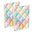 thumbnail image 1 of FORMRS 1-Subject Spiral Notebook 8" x 5" College Ruled 60 Refillable Sheet A5 Hard Cover, Colorful Geometric, 1 of 7