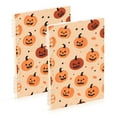 thumbnail image 1 of FORMRS 1-Subject Spiral Notebook 8" x 5" College Ruled 60 Refillable Sheet, Colorful Halloween Pumpkin Pattern, 1 of 7
