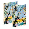 thumbnail image 1 of FORMRS 1-Subject Spiral Notebook 8" x 5" College Ruled 60 Refillable Sheet, Colorful Leaves, 1 of 7