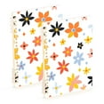 thumbnail image 1 of FORMRS 1-Subject Spiral Notebook 8" x 5" College Ruled 60 Refillable Sheet A5 Hard Cover, Colorful Retro Floral, 1 of 7