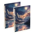 thumbnail image 1 of FORMRS 1-Subject Spiral Notebook 8" x 5" College Ruled 60 Refillable Sheet, Ethereal Mountain, 1 of 7