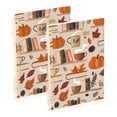 thumbnail image 1 of FORMRS 1-Subject Spiral Notebook 8" x 5" College Ruled 60 Refillable Sheet, Fall Acorns Pattern, 1 of 7