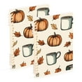 thumbnail image 1 of FORMRS 1-Subject Spiral Notebook 8" x 5" College Ruled 60 Refillable Sheet A5 Hard Cover, Fall Leaves, 1 of 7