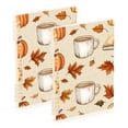thumbnail image 1 of FORMRS 1-Subject Spiral Notebook 8" x 5" College Ruled 60 Refillable Sheet A5 Hard Cover, Fall Mug Pattern, 1 of 7