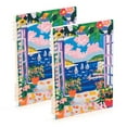 thumbnail image 1 of FORMRS 1-Subject Spiral Notebook 8" x 5" College Ruled 60 Refillable Sheet A5 Hard Cover, Floral Window, 1 of 7